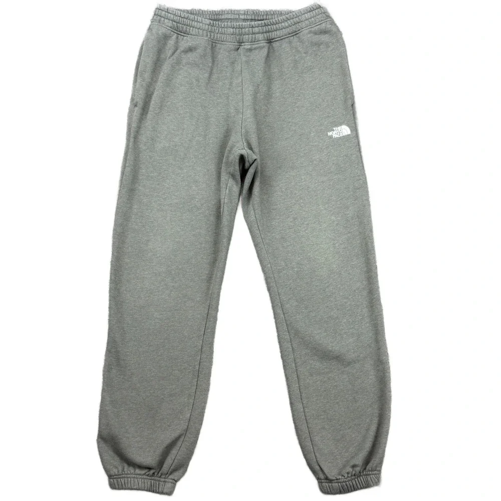 The North Face Grey Jogger Sweatpants Men's Size M W30 L28 Logo Elastic Waist‎